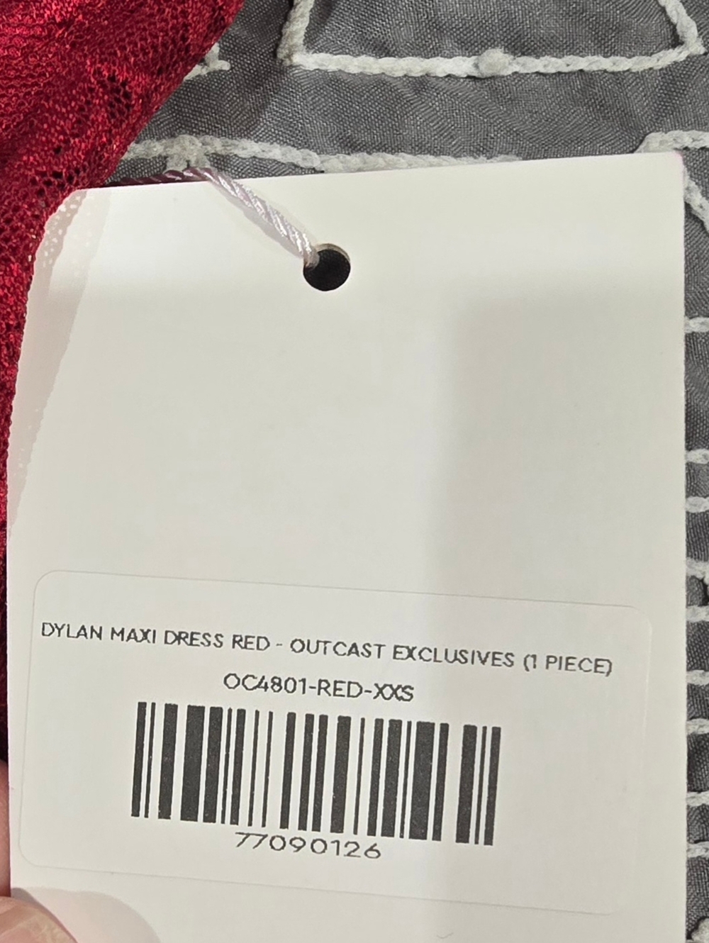 Outcast Dylan Maxi Dress In Red Lace Size XXS - Picture 5 of 13